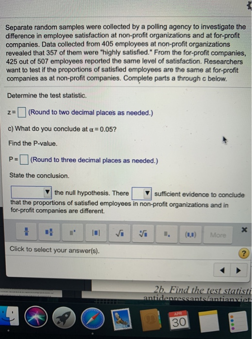Solved Separate random samples were collected by a polling