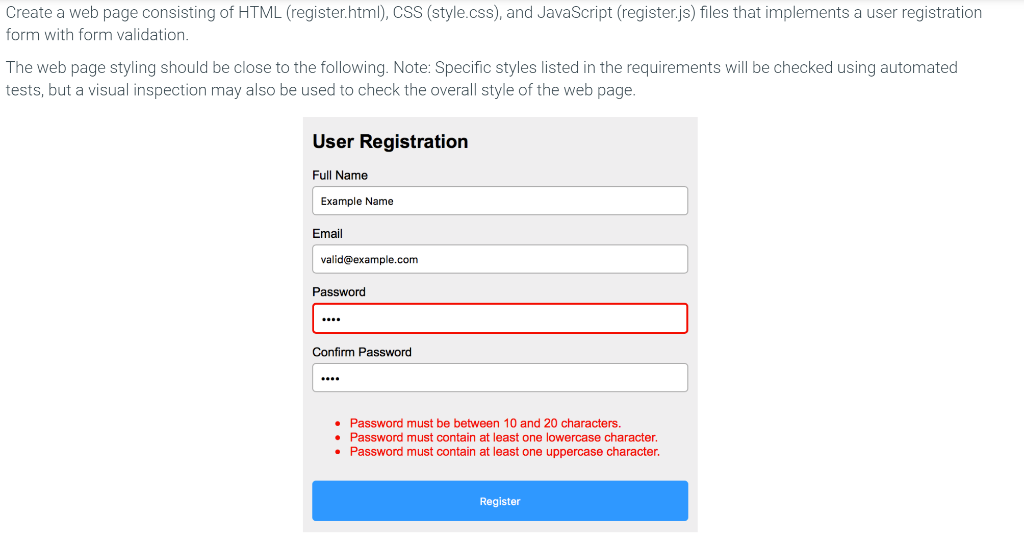 24 Create Form Validation With Javascript