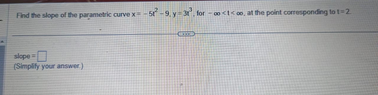 solved-find-the-slope-of-the-parametric-curve-chegg