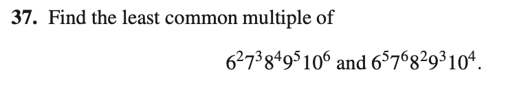 least common multiple of 2 3 4 5 and 6