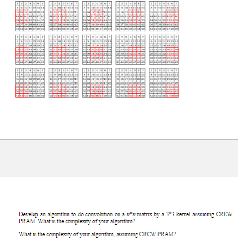 Solved 4(30%). Convolution is the treatment of a matrix by | Chegg.com