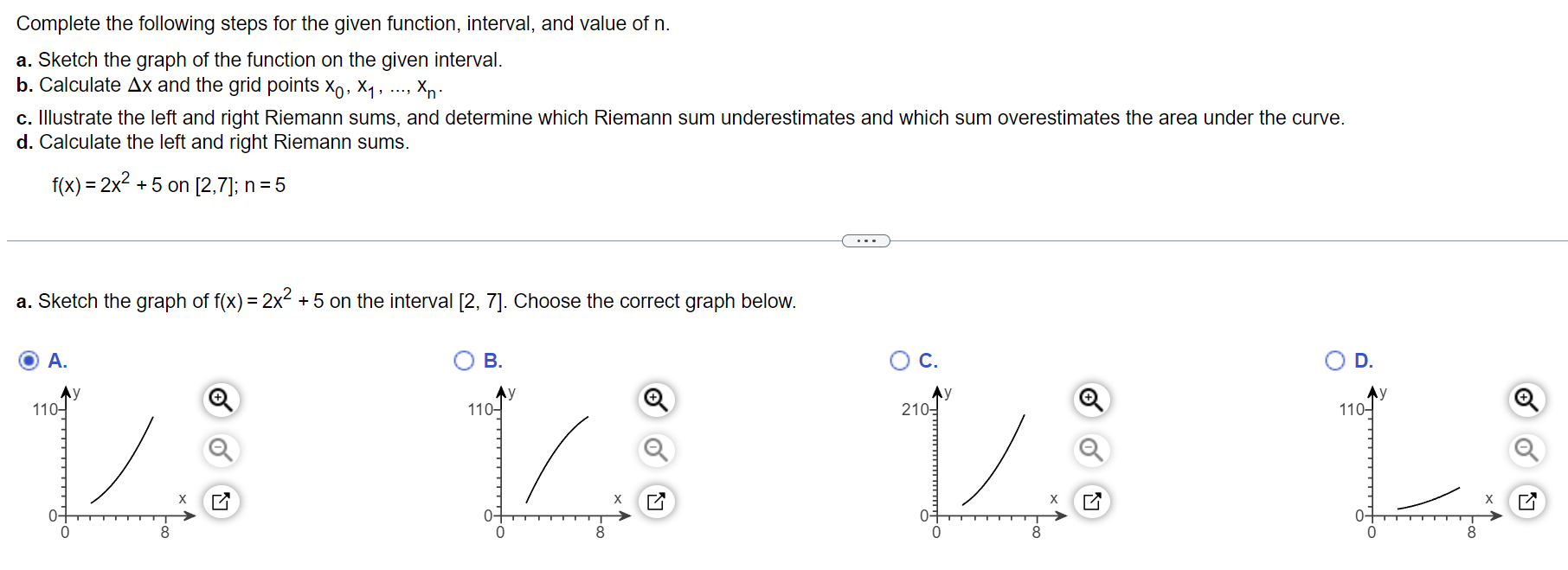 Solved Complete The Following Steps For The Given Function, | Chegg.com