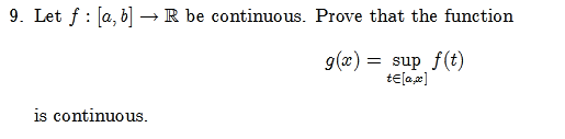 Solved Let F:[a,b]→R ﻿be Continuous. Prove That The | Chegg.com