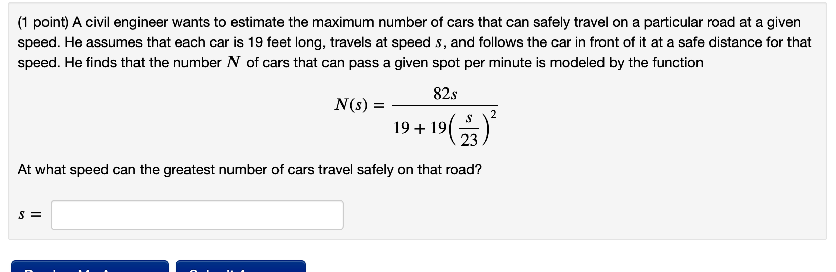 Solved (1 point) A civil engineer wants to estimate the | Chegg.com