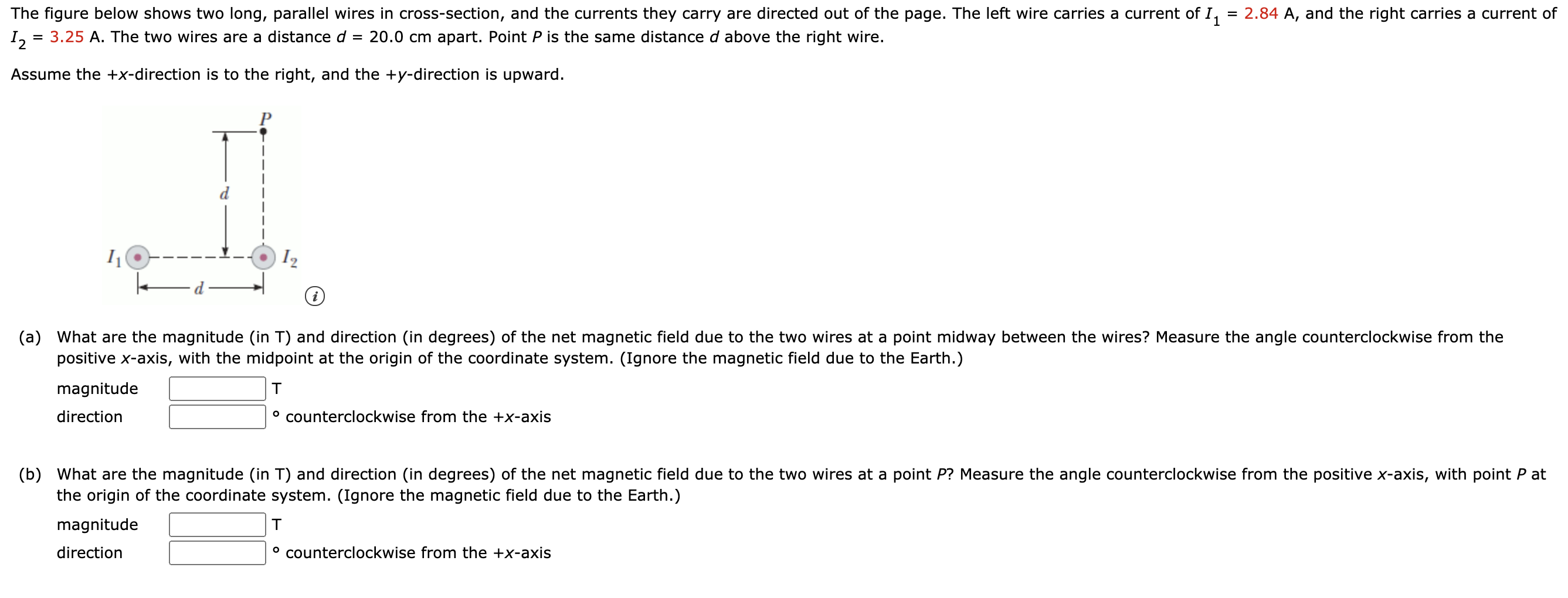Solved The figure below shows two long, parallel wires in | Chegg.com