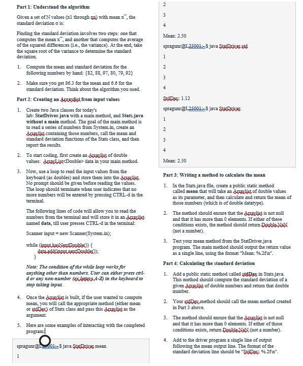 Solved Part 1: Understand the algorithm Given a set ofN | Chegg.com