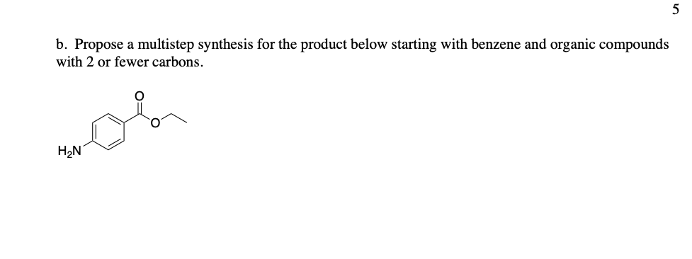 Solved B. Propose A Multistep Synthesis For The Product | Chegg.com