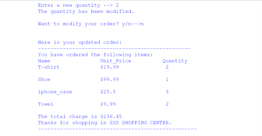 Solved Problem Description When shopping online, you select