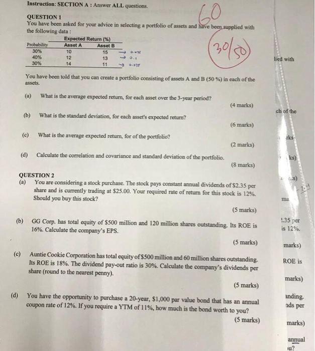 Solved I have been trying to figure out why my answers are | Chegg.com