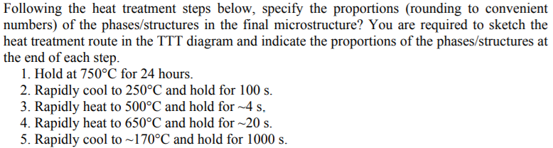 Solved Using The Isothermal Transformation Diagram For An Chegg Solved Using The Isothermal Transformation Diagram For An Chegg
