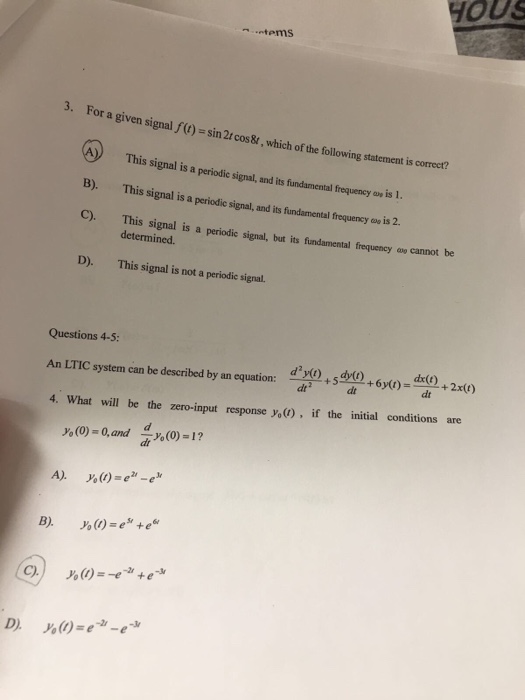Solved QUESTION 1: Multiple choice questions (total 12 | Chegg.com