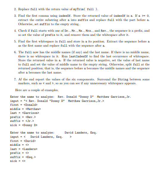 Solved Goal of the Lab The goal of this lab is to write a | Chegg.com