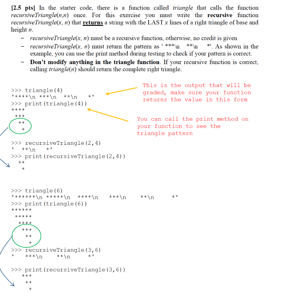 Solved [2.5 pts] In the starter code, there is a function | Chegg.com