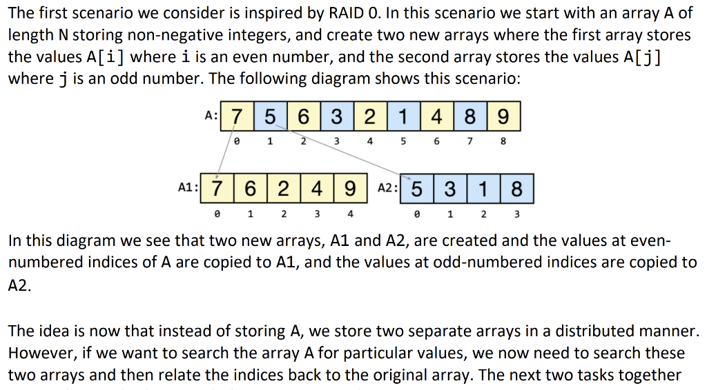 Solved The first scenario we consider is inspired by RAID 0. | Chegg.com