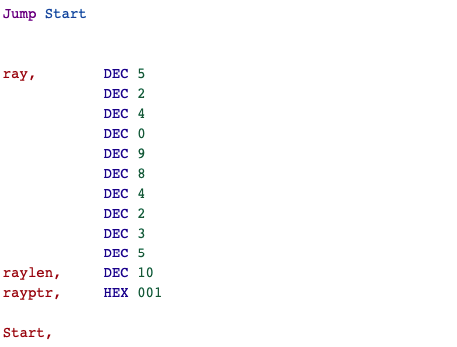 Solved Using the attached MARIE assembly code, add lines of | Chegg.com