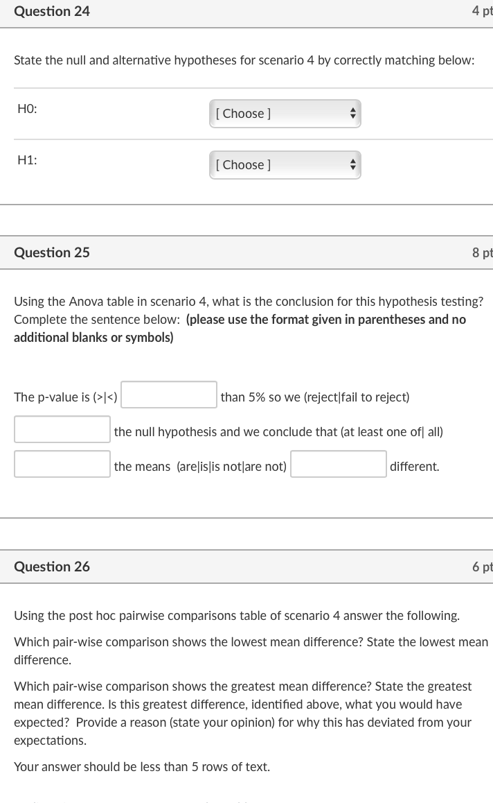 Solved Scenario 4: The SPSS output below shows the results | Chegg.com