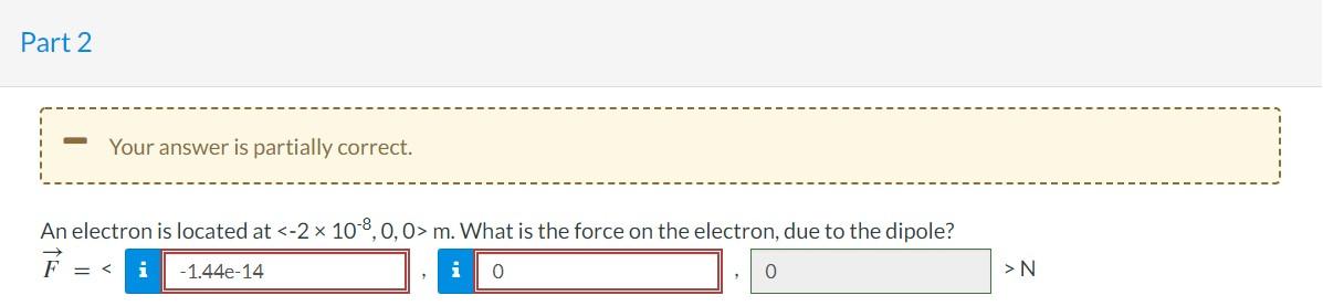 Solved A dipole is centered at the origin, and is composed | Chegg.com