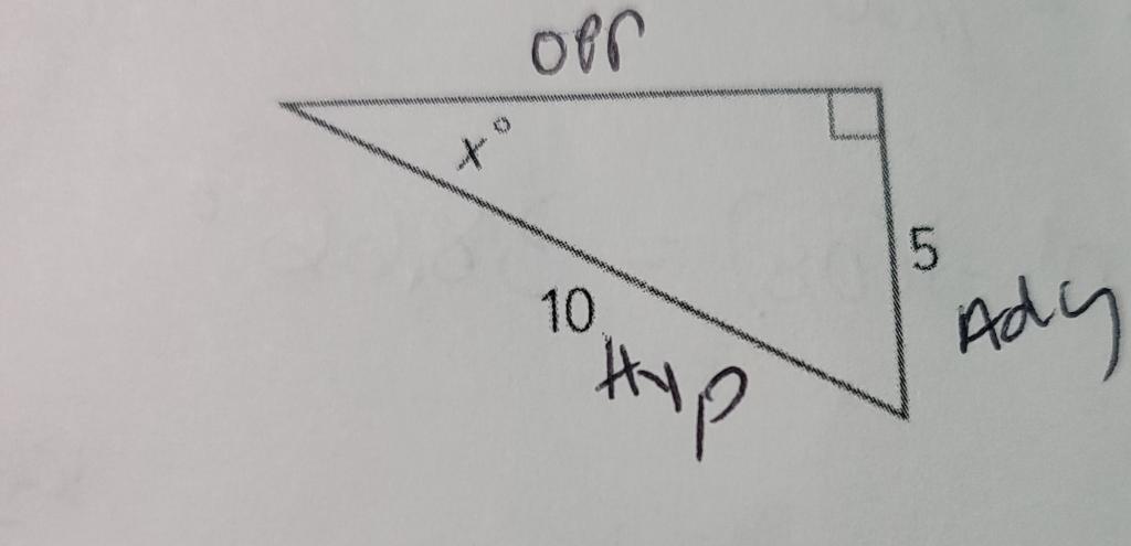 Solved using trigonometry to find the value of x in each | Chegg.com