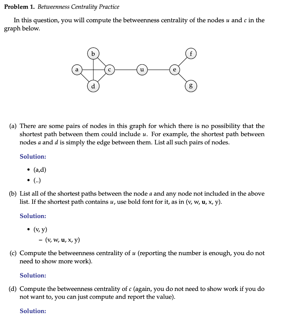 how to calculate betweenness centrality