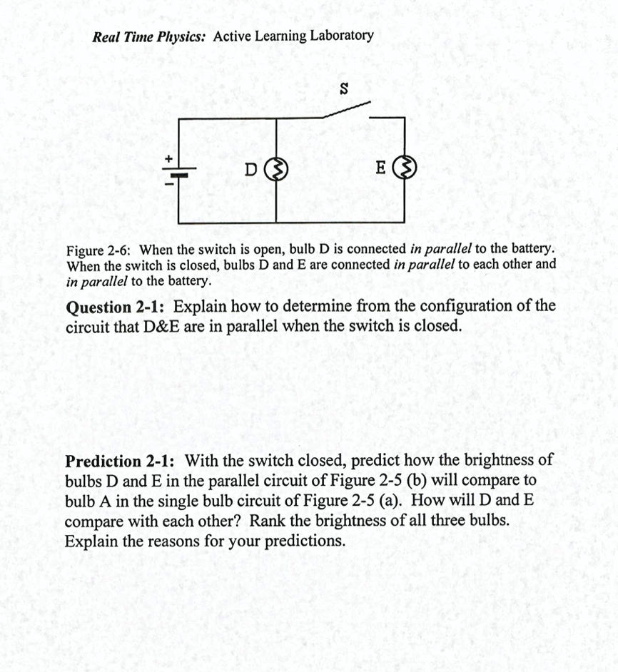 Explain The Differences Between Series And Parallel Circuits Circuit
