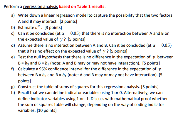 Solved Y: Sample Mean / Y: Sample SD / N B= B1 B= B2 B= | Chegg.com