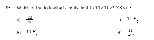 Solved #5. Which of the following is equivalent to | Chegg.com