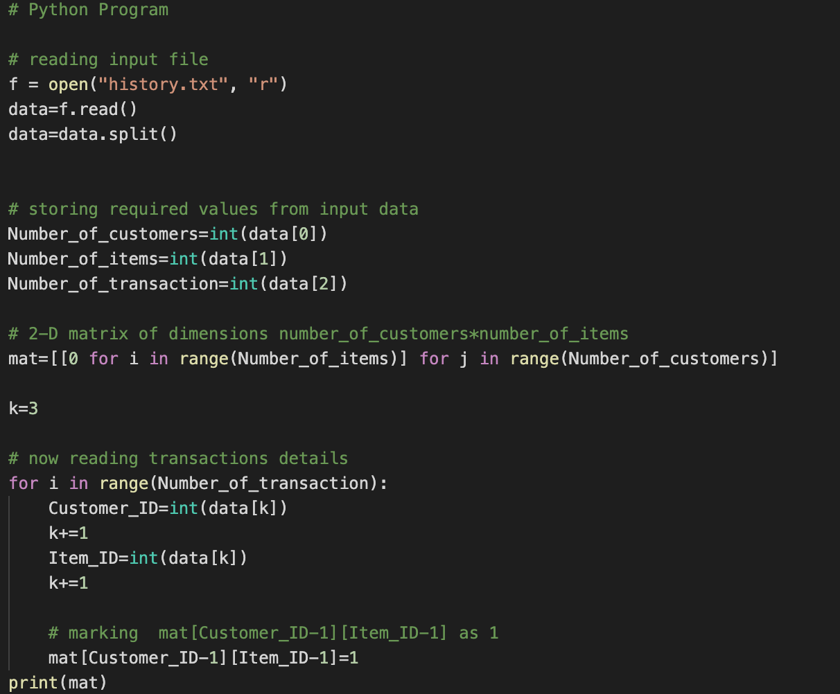 Solved In Python 1)The first row line includes three | Chegg.com