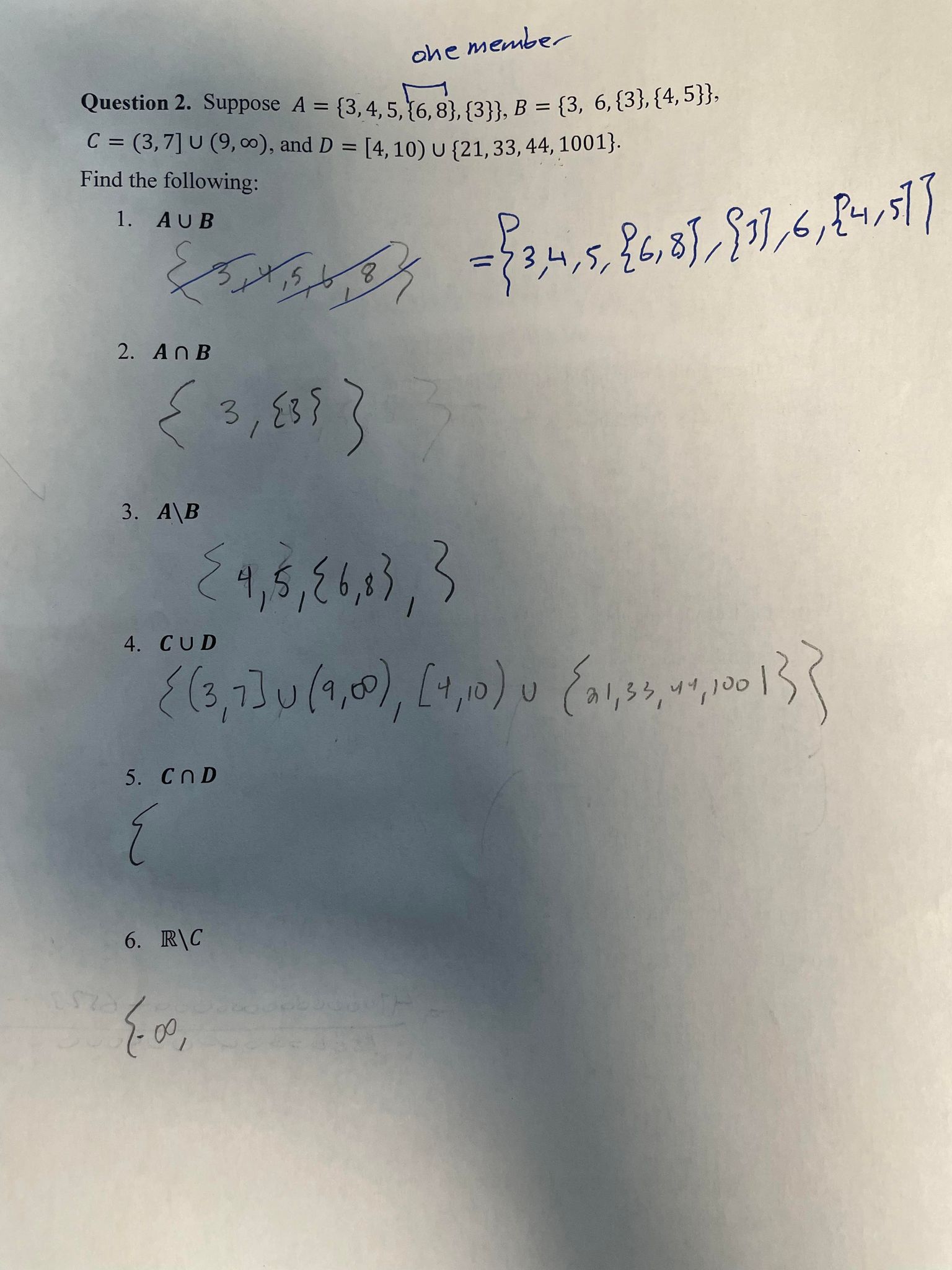 Solved one nember Question 2. Suppose | Chegg.com