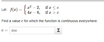 Solved X 2 4x 6 If Ae C Find A Value C For Which Th Chegg Com