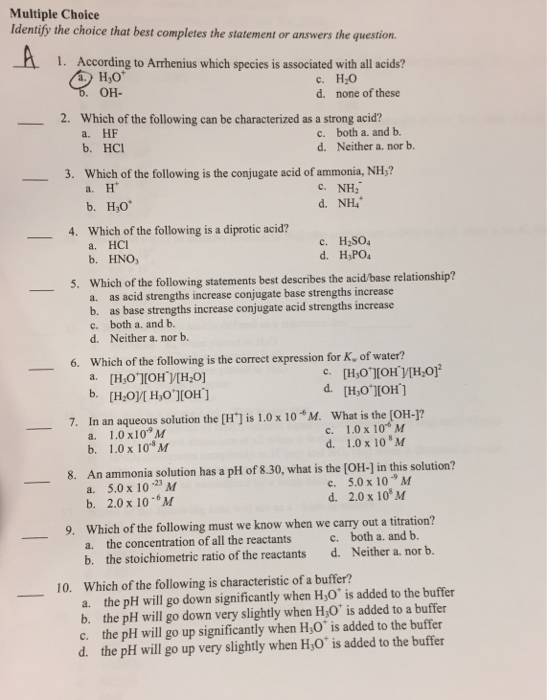 Solved Multiple Choice Identify the choice that best | Chegg.com