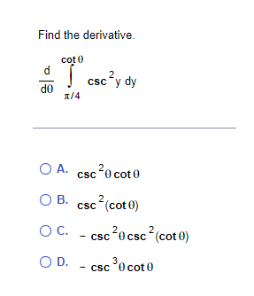 derivative of csc 2x cot 2x