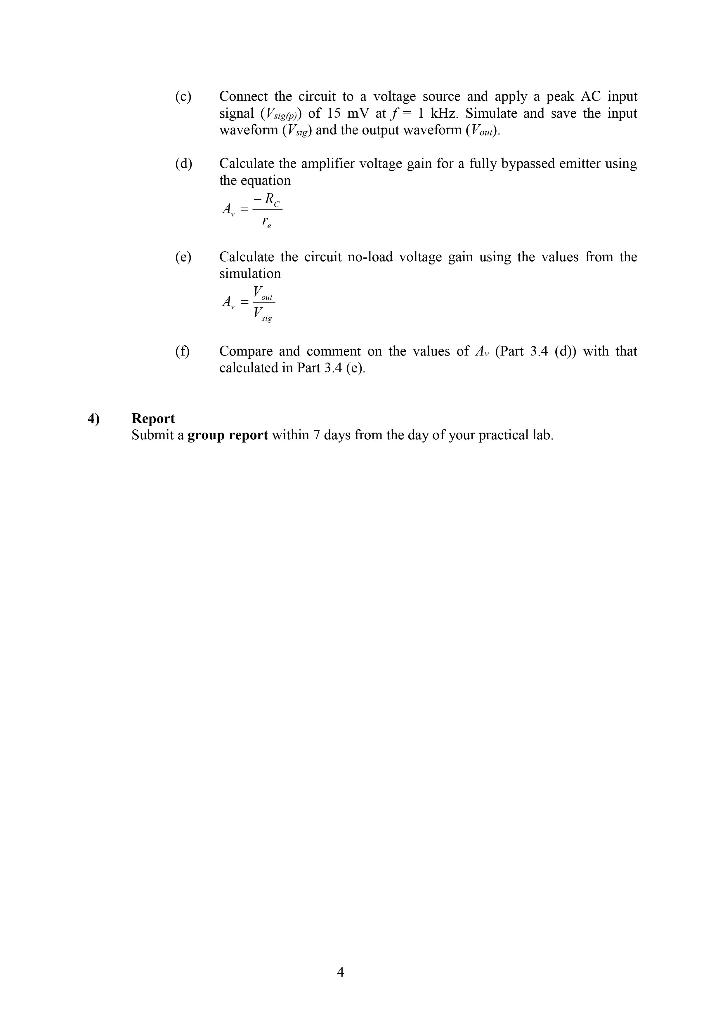 Solved EXPERIMENT 2: BIPOLAR JUNCTION TRANSISTOR 1) | Chegg.com