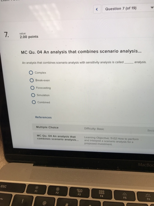 Solved Question 6 (of 19) 6. 10.00 points Problem 113