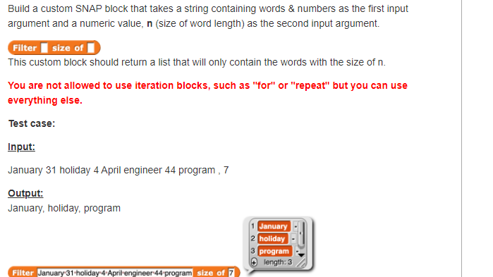 Is there a way to tell if the input to a custom block is a specific block?  - Snap! Editor - Snap! Forums