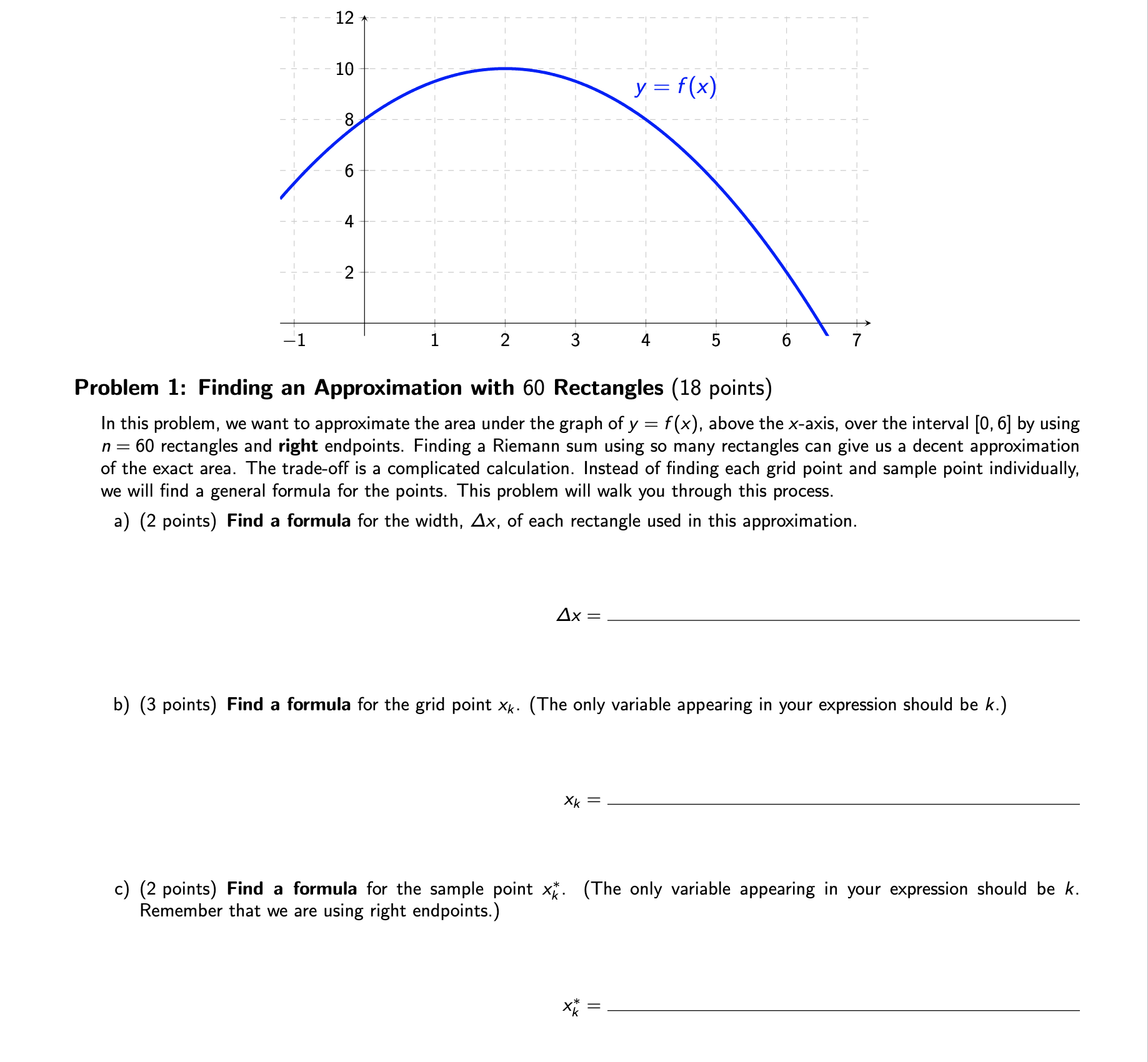 In this problem, we want to approximate the area | Chegg.com