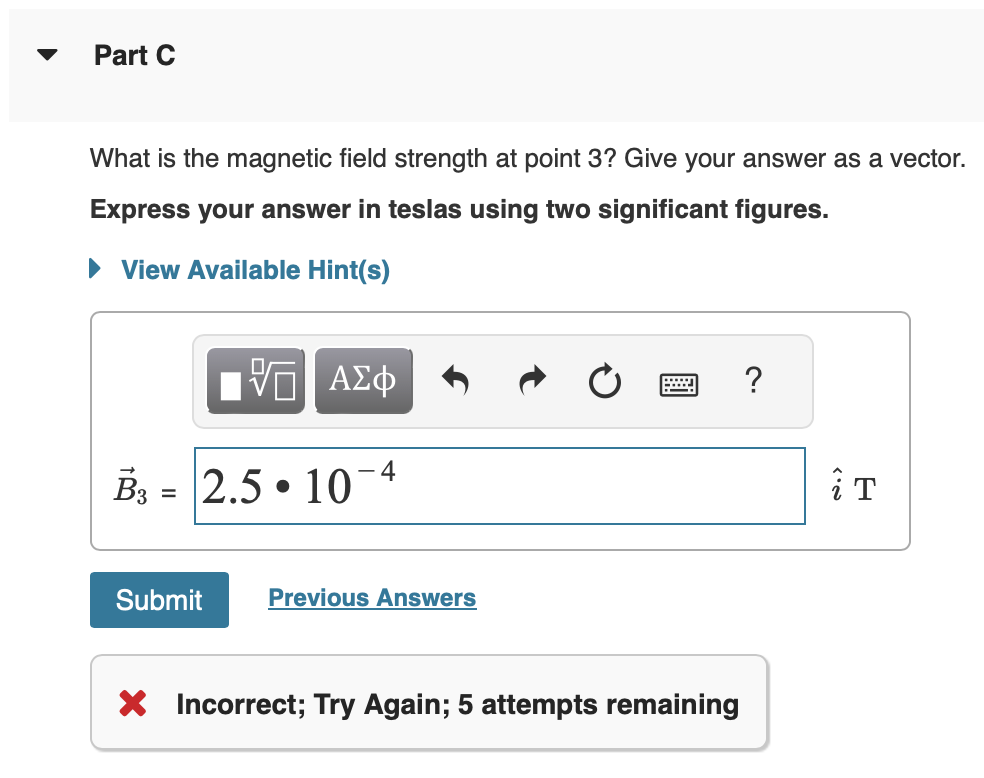 Solved In (Figure 1), I=9.0 A. Figure 1 of 1What is the | Chegg.com