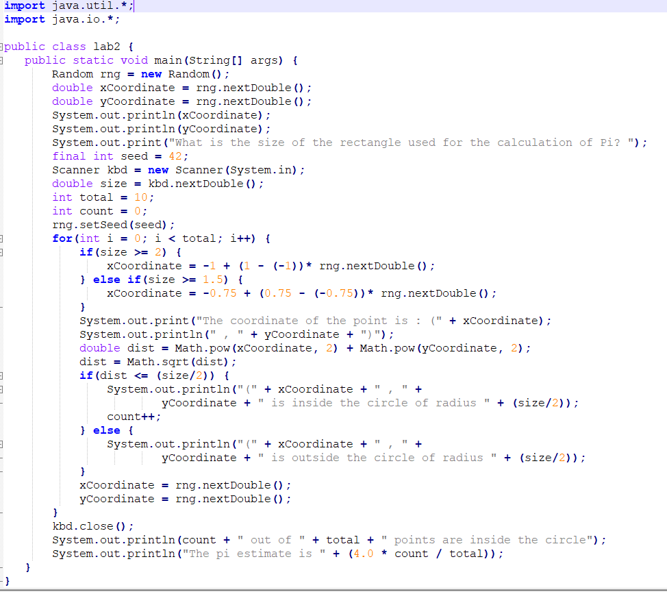 Solved CS0007 Good day, I am in an entry-level Java class | Chegg.com