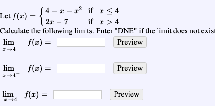 Solved Let F Ae 4 0 2 If X 4 2x 7 If 4 Calculat Chegg Com