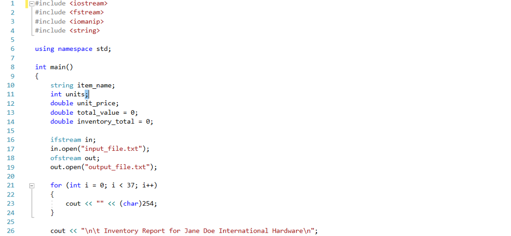 CSI Lab5 Write a C++ program to read the data from an | Chegg.com