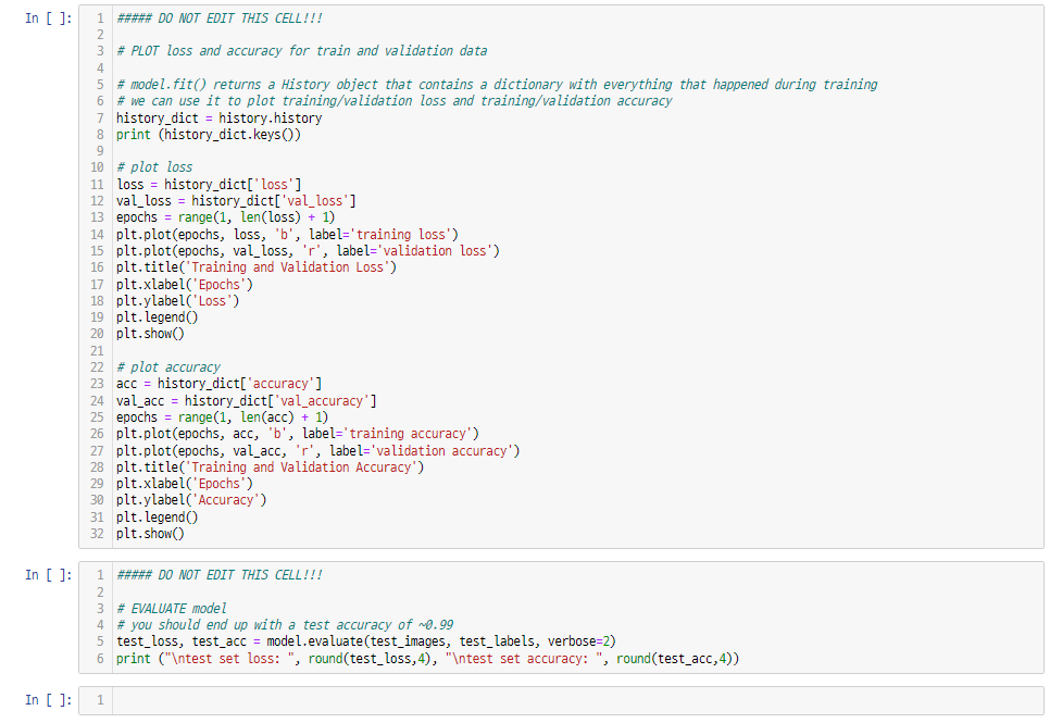 Solved In [ ]: 1 \# Ipip install tensorflow In [ ]: 1 \#\#\# | Chegg.com