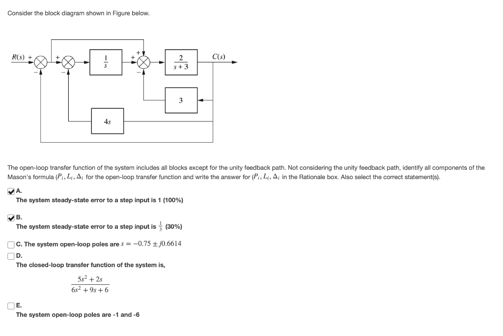 Solved Consider the system shown in Figure below in that | Chegg.com