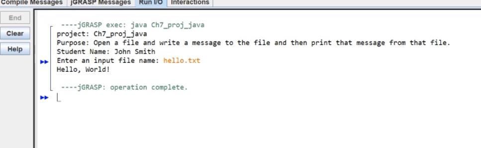 Solved (Java Language) A. Project: ch7_proj B. Problem: | Chegg.com