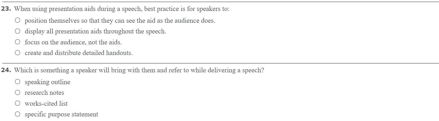 to use presentation aids ethically speakers should