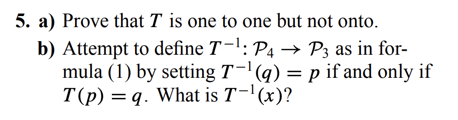 Solved In Exercises 1−6, the linear transformations S,T, and | Chegg.com