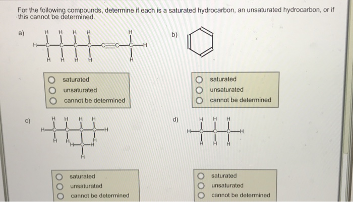 Solved For the following compounds determine if each is an | Chegg.com