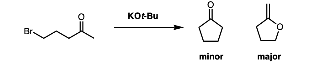 Solved OS KOt-Bu Br minor major | Chegg.com
