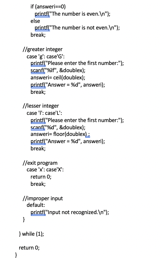 Solved 1- Change the code in the posted for the program | Chegg.com