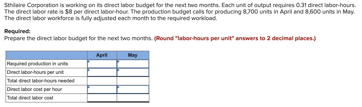 solved-sthilaire-corporation-is-working-on-its-direct-labor-chegg