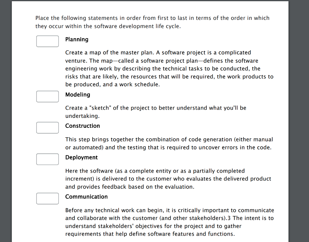Software engineering is the A by which software | Chegg.com