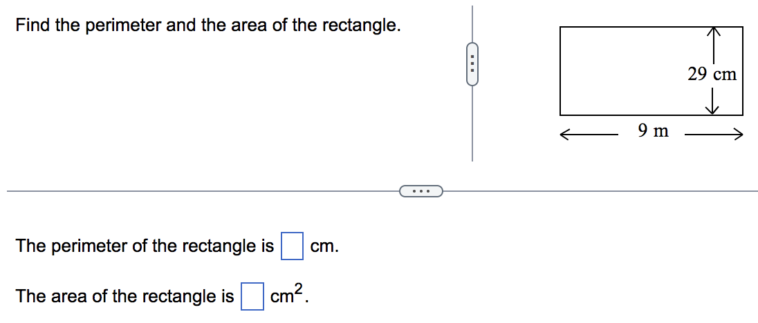 find the perimeter of rectangle whose area is 25x 2 35x 12